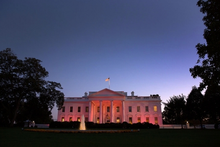The White House Goes Pink